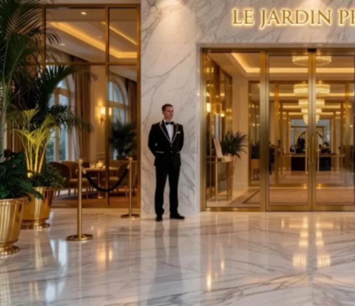 Entrée du VIP Lounge Meilleur Expert
